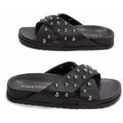 Sandália Papete Birken com Apliques TORRICELLA - 800-819A - Lu.com Variedades