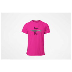 Camiseta Masculina Classic - Super Pai - Cores - Lu.com Variedades