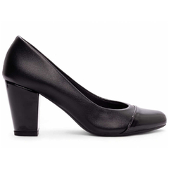 Sapato Scarpin Boneca Bico Redondo Preto TORRICELLA - 769A - loja online