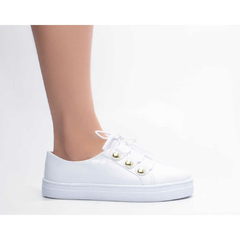 Tênis Slip On Feminino Branco TORRICELLA - 5000-35B - loja online