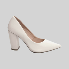 Sapato Scarpin Feminino Off White TORRICELLA - 65-01B