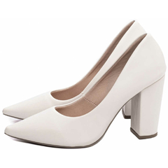 Sapato Scarpin Feminino Off White TORRICELLA - 65-01B - comprar online