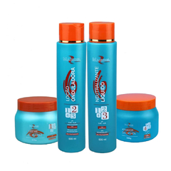 Kit Afro Permanente Mairibel - 500G Cada Produto