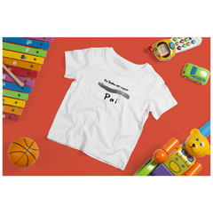 Camiseta Infantil Classic - Eu tenho um Super Pai - Branca