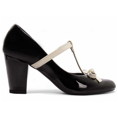 Sapato Boneca Mary Jane Verniz Preto TORRICELLA - 771A - Lu.com Variedades