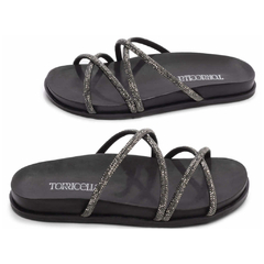 Sandália Papete Birken Manta de Strass TORRICELLA - 597A - loja online