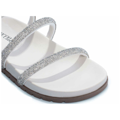 Sandália Papete com Apliques de Strass TORRICELLA - 800-816B - Lu.com Variedades