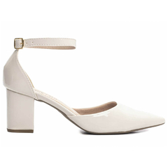 Sapato Scarpin Feminino Off White TORRICELLA - 606B - loja online