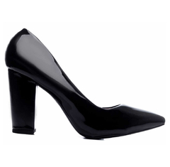 Sapato Scarpin Verniz Preto Torricella - RCL2025-00A - Lu.com Variedades