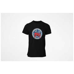 Camiseta Masculina Classic - Escudo Super Pai - Preta