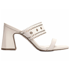 Sandália Tamanco Feminino Off White TORRICELLA - 60-513A - loja online