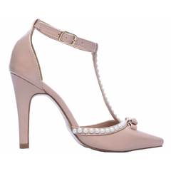 Sapato Scarpin Feminino em Verniz Rose TORRICELLA - 66058B