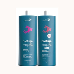 Kit Progressiva Biotina Shampoo e Ativo - Paiolla