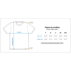 Camiseta Masculina Prime Preta - Fé - comprar online