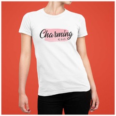 Camiseta Feminina Classic Branca - Charming Girl