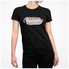 Camiseta Feminina Classic Preta - Charming Girl