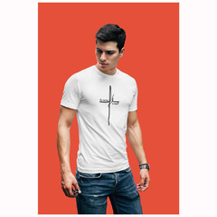 Camiseta Masculina Prime Branca - Fé