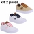 KIT COM 2 PARES DE TENIS SOCIAL CAVALINHO