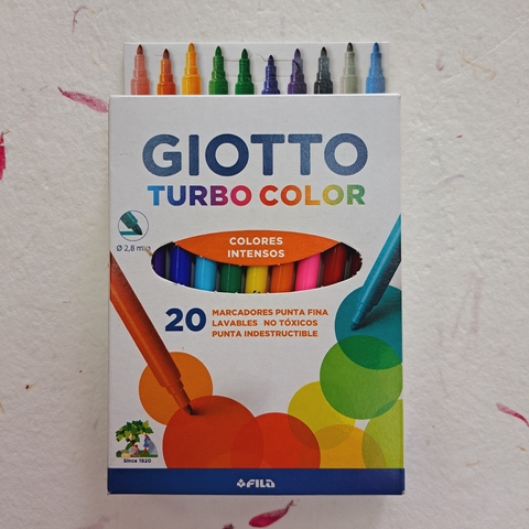 ROTULADORES TELA GIOTTO 6 COLORES - MASQUEPAPEL