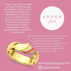 Choker Strass Dourado - Semijoias e Acessórios de Qualidade Premium com Garantia - Upper Joias