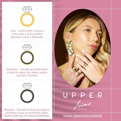 Brinco Ear Cuff Zig Zag - Semijoias e Acessórios de Qualidade Premium com Garantia - Upper Joias