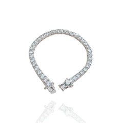 Pulseira Zircônia Prata - comprar online