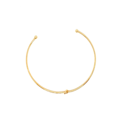 Colar Choker Liso com Nozinho no Centro na internet