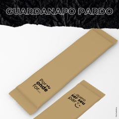 GUARDANAPO SACHÊ PARDO - 20x20cm até 3 cores - 100mil und - R$ 0,15/und