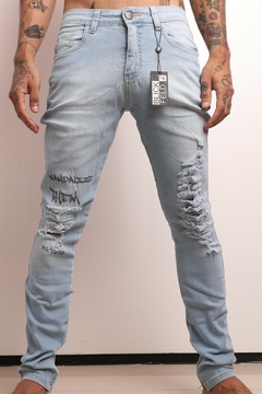 Jeans Blickfeld Slim Zipper na Barra 2414120001