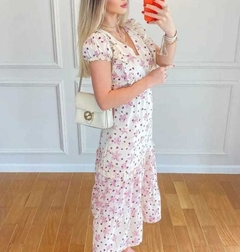 Vestido Longuete Estampado na internet