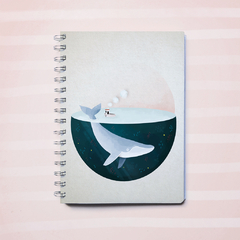 Cuaderno Ballena Tapa Blanda