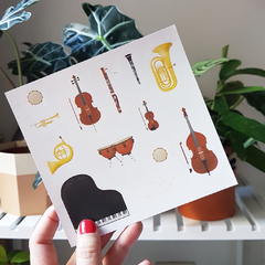 Stickers Instrumentos