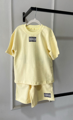 Streetwear- Conjunto Oversized - Amarelo Lima