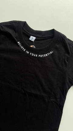 Camisa - Believe in your potential - Preto