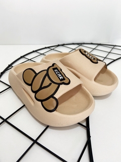 Chinelo Nuvem (Slide) - Ursinho- Creme - comprar online