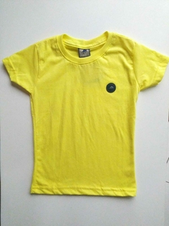 Camisa basica- Menegotti - Algodão sustentável - Amarela lemon