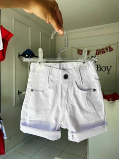 Bermuda Jeans - Branco