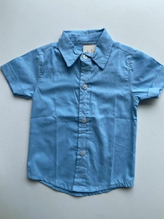 Camisa Social - Linho- Azul - comprar online