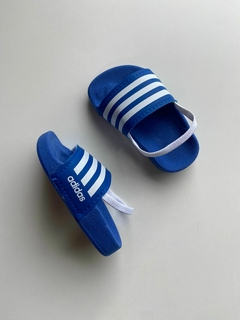 Chinelo Slide com elástico - Azul na internet