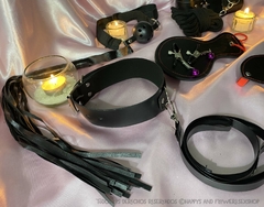 Kit BDSM de 8 artículos negro - tienda online