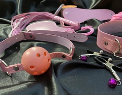 Kit BDSM de 8 artículos rosa - comprar online