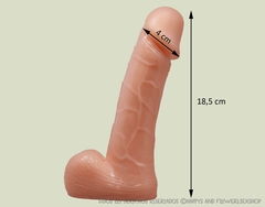 Arnés con dildo cyberskin - Happys & Flowers