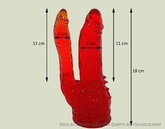 Dildo doble con ventosa Georgia en internet