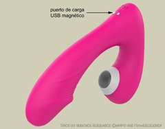 Imagen de Succionador y vibrador recargable Fierce