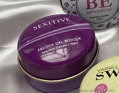 Vela Sexitive para masajes Frutos del Bosque