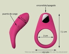 Anillo vibrador recargable Himan - Happys & Flowers