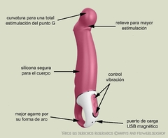 Vibrador recargable Satisfyer Petting Hippo - tienda online