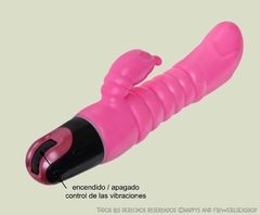 Vibrador jelly con rabbit - comprar online