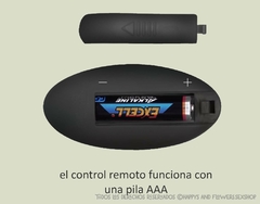 Plug recargable con control remoto