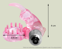 Anillo vibrador rabbit rosa - comprar online